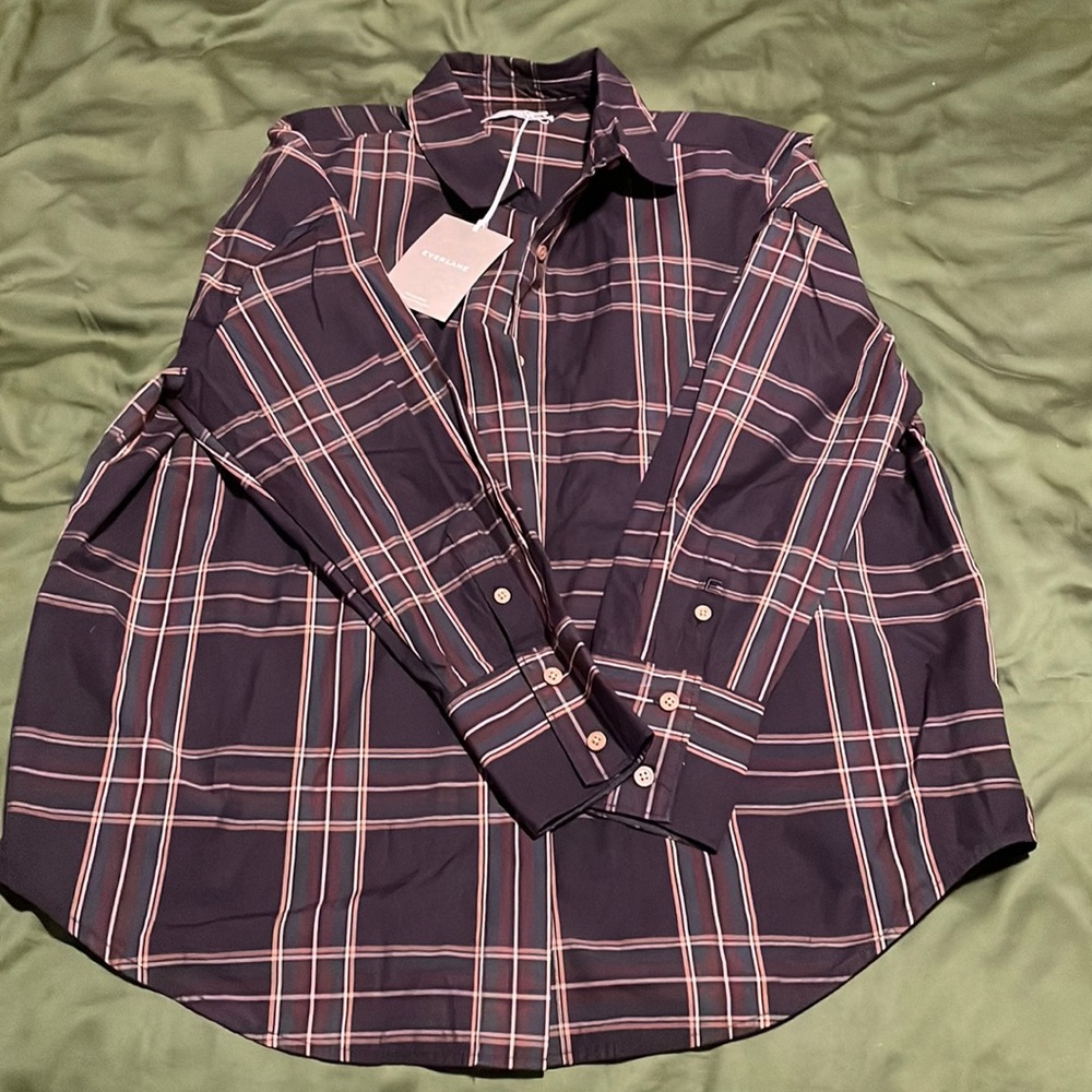 NWT Oversized poplin shirt